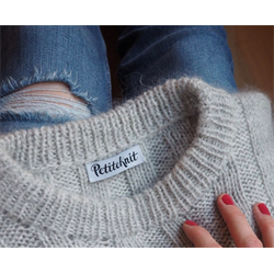 PETITE KNIT tag / nakkemerke